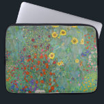 Gustav Klimt - Land Garden med solblommor Laptop Fodral<br><div class="desc">Land Garden med solblommor/lantgårdsträdgård med solblommor - Gustav Klimt 1905-1906</div>