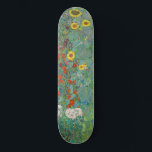 Gustav Klimt - Land Garden med solblommor Mini Skateboard Bräda 18,5 Cm<br><div class="desc">Land Garden med solblommor/lantgårdsträdgård med solblommor - Gustav Klimt 1905-1906</div>