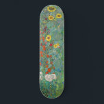 Gustav Klimt - Land Garden med solblommor Mini Skateboard Bräda 18,5 Cm<br><div class="desc">Land Garden med solblommor/lantgårdsträdgård med solblommor - Gustav Klimt 1905-1906</div>