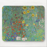 Gustav Klimt - Land Garden med solblommor Musmatta<br><div class="desc">Land Garden med solblommor/lantgårdsträdgård med solblommor - Gustav Klimt 1905-1906</div>
