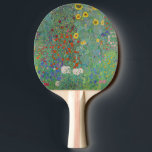 Gustav Klimt - Land Garden med solblommor Pingisracket<br><div class="desc">Land Garden med solblommor/lantgårdsträdgård med solblommor - Gustav Klimt 1905-1906</div>