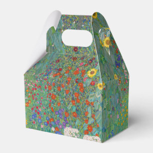 Gustav Klimt - Land Garden med solblommor Presentaskar