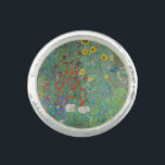 Gustav Klimt - Land Garden med solblommor Ring<br><div class="desc">Land Garden med solblommor/lantgårdsträdgård med solblommor - Gustav Klimt 1905-1906</div>