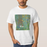 Gustav Klimt - Land Garden med solblommor T Shirt<br><div class="desc">Land Garden med solblommor/lantgårdsträdgård med solblommor - Gustav Klimt 1905-1906</div>