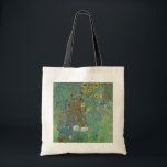 Gustav Klimt - Land Garden med solblommor Tygkasse<br><div class="desc">Land Garden med solblommor/lantgårdsträdgård med solblommor - Gustav Klimt 1905-1906</div>