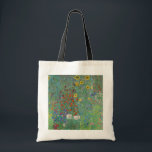 Gustav Klimt - Land Garden med solblommor Tygkasse<br><div class="desc">Land Garden med solblommor/lantgårdsträdgård med solblommor - Gustav Klimt 1905-1906</div>