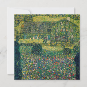 Gustav Klimt - Land House by Attersee Inbjudningar