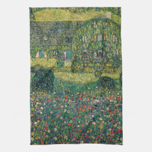 Gustav Klimt - Land House by Attersee Kökshandduk