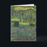 Gustav Klimt - Land House by Attersee Kort<br><div class="desc">Land House by the Attersee - Gustav Klimt,  Oil on Canvas,  1914</div>