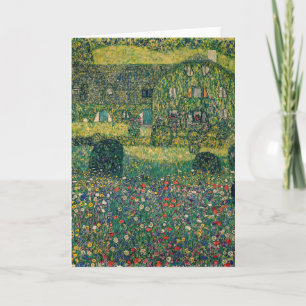 Gustav Klimt - Land House by Attersee Kort