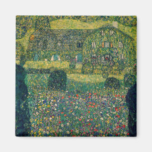 Gustav Klimt - Land House by Attersee Magnet