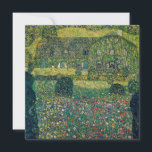 Gustav Klimt - Land House by Attersee Tack Kort<br><div class="desc">Land House by the Attersee - Gustav Klimt,  Oil on Canvas,  1914</div>