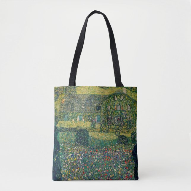 Gustav Klimt - Land House by Attersee Tygkasse (Framsida)