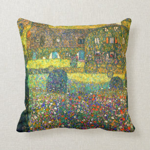 Gustav Klimt: Landhus på Atterseen Kudde
