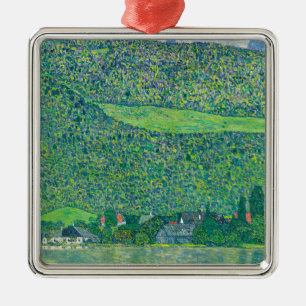 Gustav Klimt - Litzlberg am Attersee Julgransprydnad Metall
