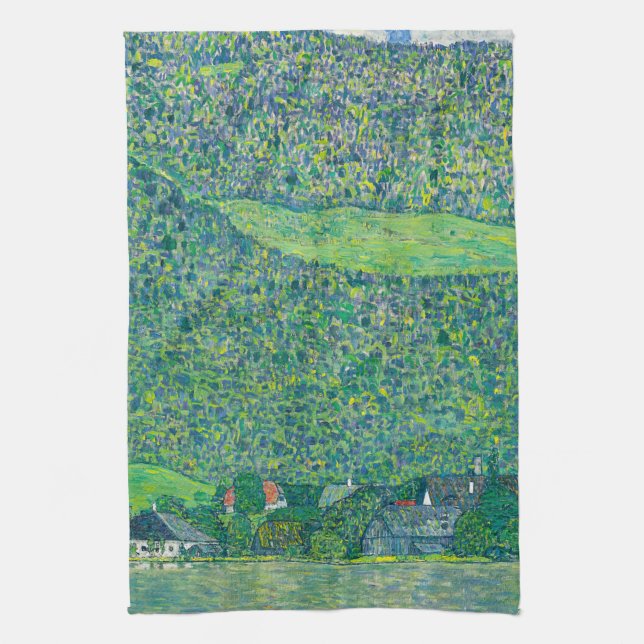 Gustav Klimt - Litzlberg am Attersee Kökshandduk (Vertikal)