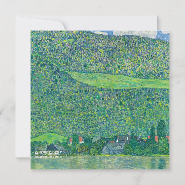 Gustav Klimt - Litzlberg am Attersee Tack Kort (Framsida)
