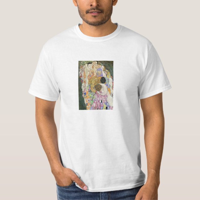 Gustav Klimt liv- och dödT-tröja Tee Shirt (Framsida)