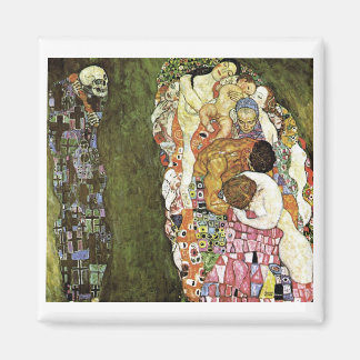 Gustav Klimt ~ Livet och Döden Magnet