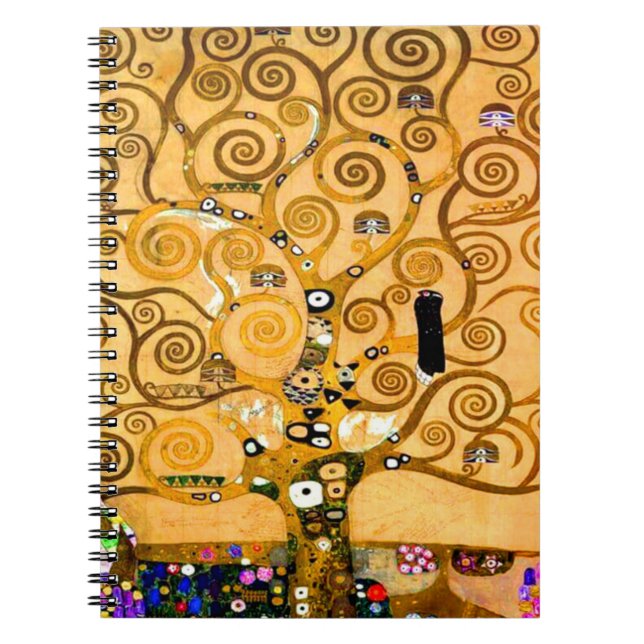 Gustav Klimt Livets träd Anteckningsbok (Framsidan)