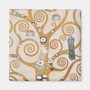 Gustav Klimt Livets träd Art nouveau Magnet