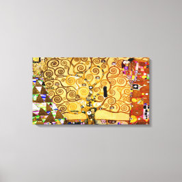 Gustav Klimt Livets träd: Art nouveau Symbolist Canvastryck