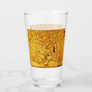 Gustav Klimt Livets träd: Art nouveau Symbolist Glaskopp