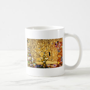 Gustav Klimt Livets träd: Art nouveau Symbolist Kaffemugg