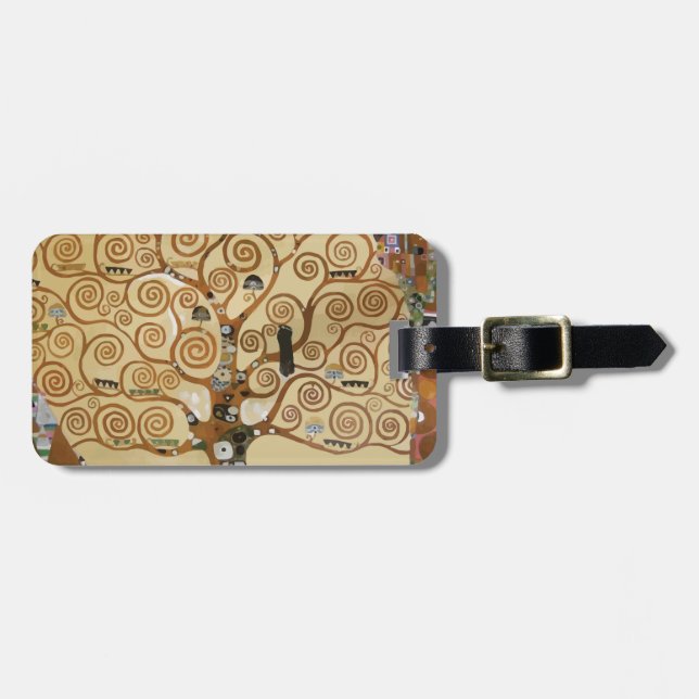 Gustav Klimt livets träd Bagagebricka (Horisontell Framsida)