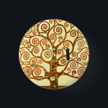 Gustav Klimt, Livets träd Fine Art Knapp<br><div class="desc">Gustav Klimt Livets träd Fine Art Button</div>