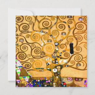 Gustav Klimt Livets träd Inbjudningar