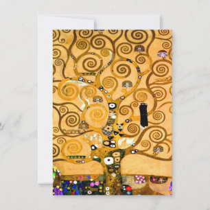 Gustav Klimt Livets träd Inbjudningar