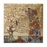 Gustav Klimt livets träd Kakelplatta<br><div class="desc">Gustav Klimt livets träd</div>