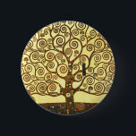 Gustav Klimt Livets träd Knapp<br><div class="desc">Knappen Gustav Klimt Livets träd. En symbolisk målning från Gustav Klimts gyllene fas slutfördes 1909. En underbarare gåva till fläkt av art nouveau,  Gustav Klimt och symbolisk målning.</div>