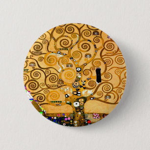Gustav Klimt Livets träd Knapp