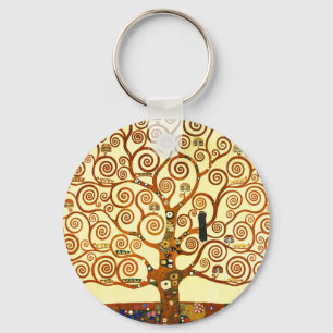 Gustav Klimt, Livets träd konst Nyckelring