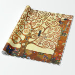 Gustav Klimt, Livets träd konst Presentpapper<br><div class="desc">Gustav Klimt Livets träd Fine Art Wrapping Papprare</div>