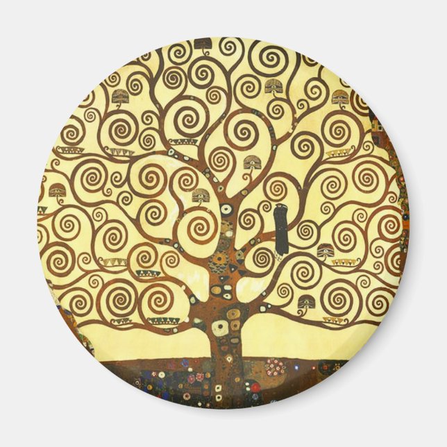 Gustav Klimt Livets träd Magnet (Framsidan)