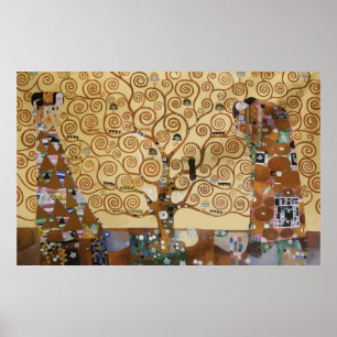 Gustav Klimt Livets träd Poster