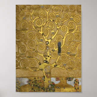 Gustav Klimt Livets träd Poster
