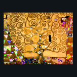 Gustav Klimt Livets träd Poster<br><div class="desc">Poster med Gustav Klimts mural The Livets träd,  The Stoclet Frieze (1905-1911). Den består av tre mosaiker: Förväntningen,  Knight och Embrace. En vacker kvinna,  ett gyllene träd och två älskare i ett omslag framställs. En underbar gåva till fläkt av Art nouveau och österrikisk konst.</div>