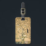 Gustav Klimt - Livets träd, Stoclet Frieze Bagagebricka<br><div class="desc">The Livets träd,  Stoclet Frieze,  central del av den lämnat panelen - Gustav Klimt,  kartong,  1909</div>