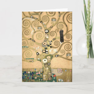 Gustav Klimt - Livets träd, Stoclet Frieze Kort