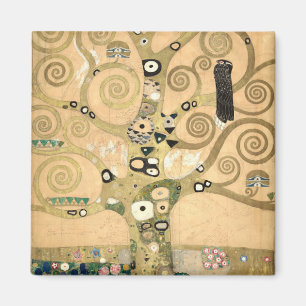 Gustav Klimt - Livets träd, Stoclet Frieze Magnet