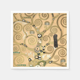 Gustav Klimt - Livets träd, Stoclet Frieze Pappersservett