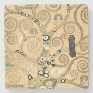 Gustav Klimt - Livets träd, Stoclet Frieze Stenunderlägg