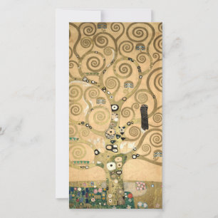 Gustav Klimt - Livets träd, Stoclet Frieze Tack Kort