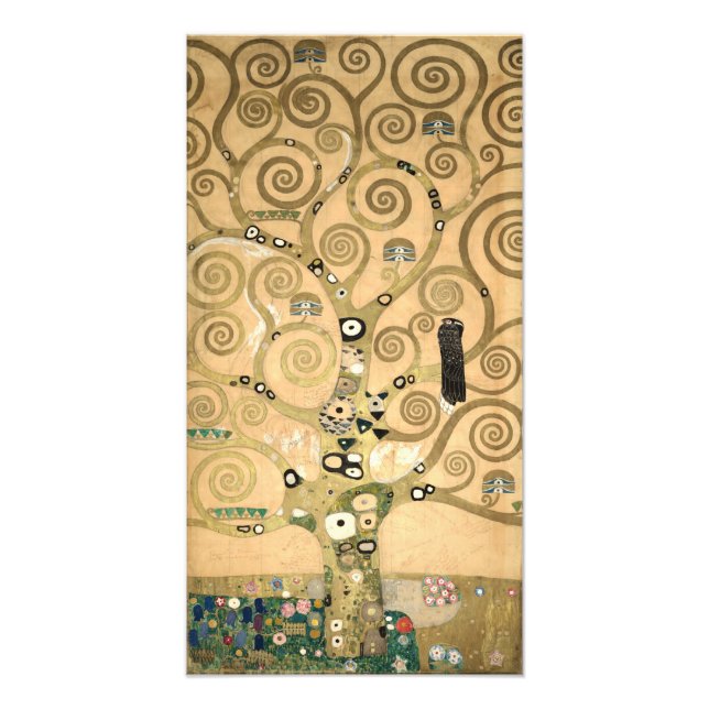 Gustav Klimt - Livets Träd, Stocletfrisen Fototryck (Framsidan)