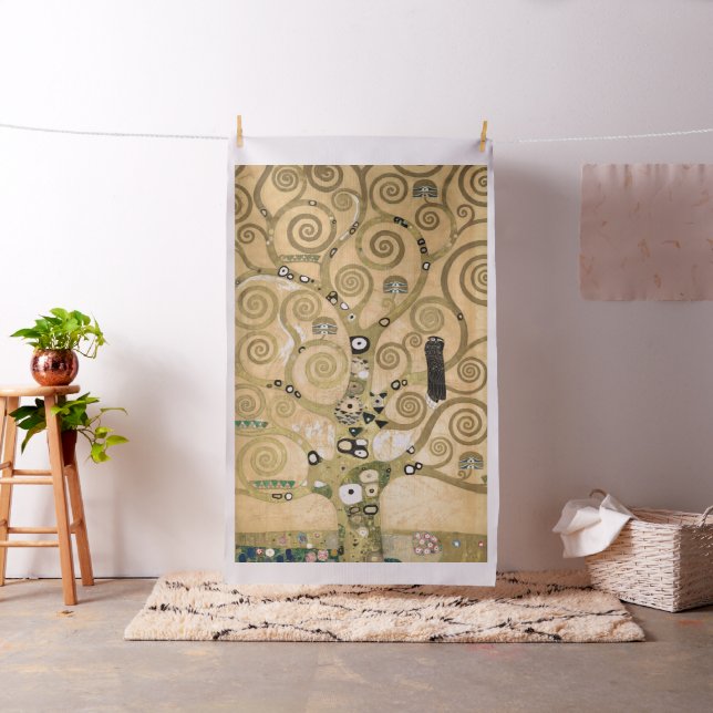 Gustav Klimt - Livets Träd, Stocletfrisen Tyg (In Situ)