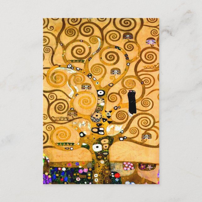 Gustav Klimt Livets träd Tilläggskort (Framsida)